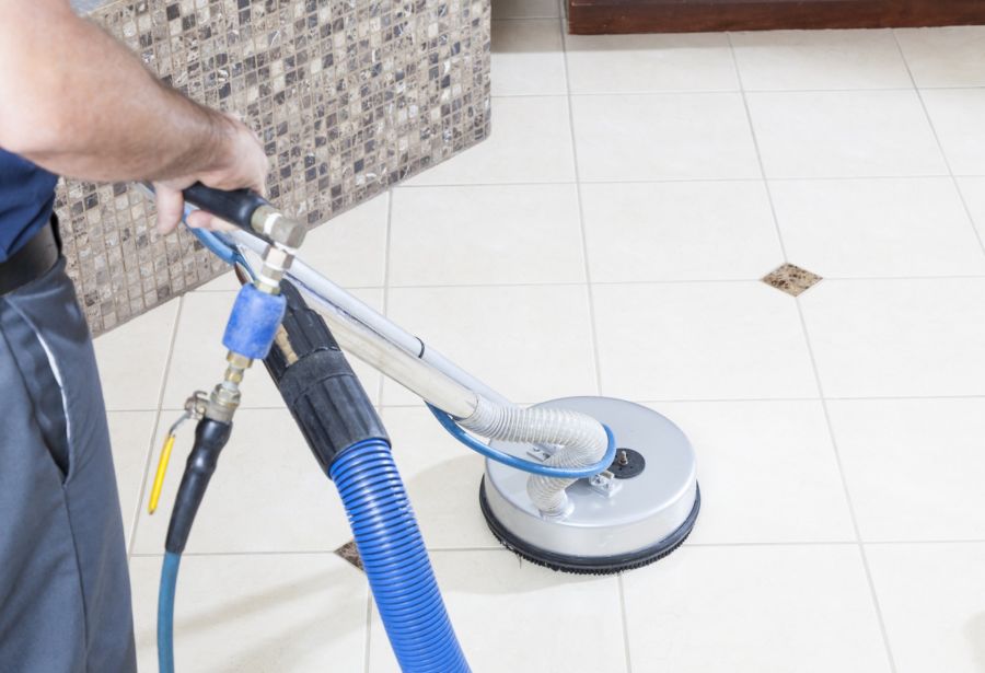 Tile & grout cleaning by CCM Water Emergency Technologies