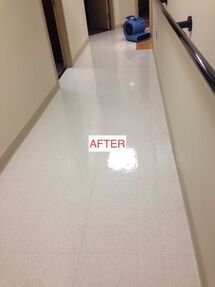 Before & After Commercial Floor Stripping & Waxing in Piscataway, NJ (2)