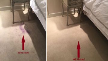 Carpet stain removal by CCM Water Emergency Technologies
